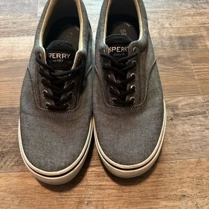 Sperry Men's Black/Gray Casual Shoes - size 9